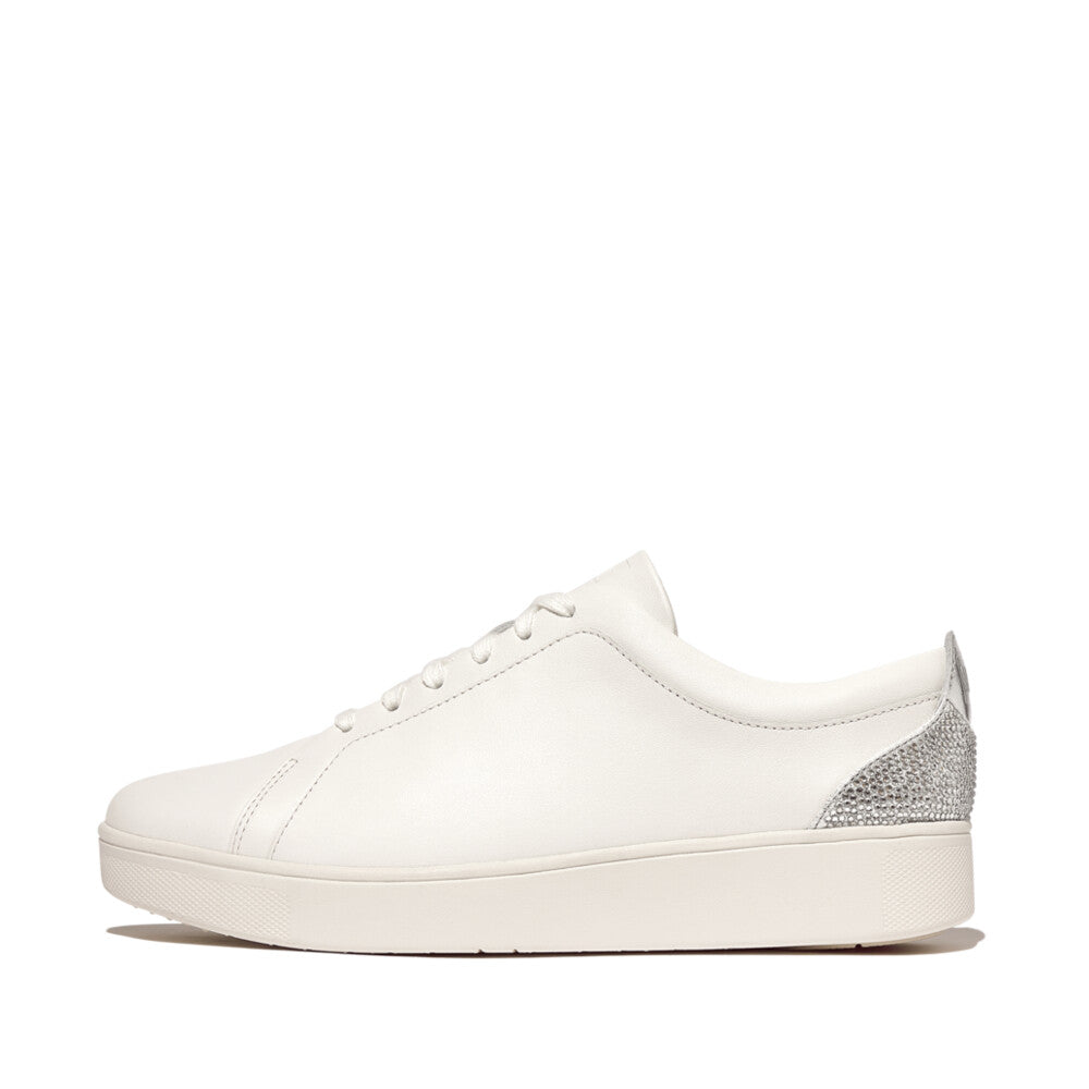 fitflop rally trainers silver