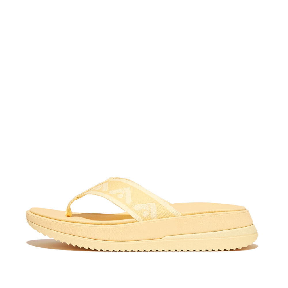 Fitflop Surff Webbing Toe Post Sandals Mellow YellowFitflop Surff Webbing Toe Post Sandals Mellow Yellow