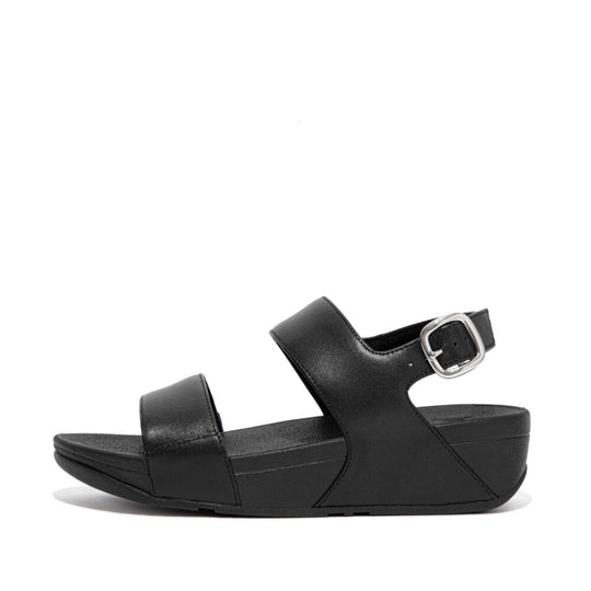 FitFlop Lulu Leather Back-Strap Sandals All Black
