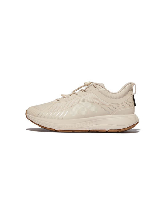 Fitflop FF Runner Water Resistant Running Sneaker Stone Beige/ Cream