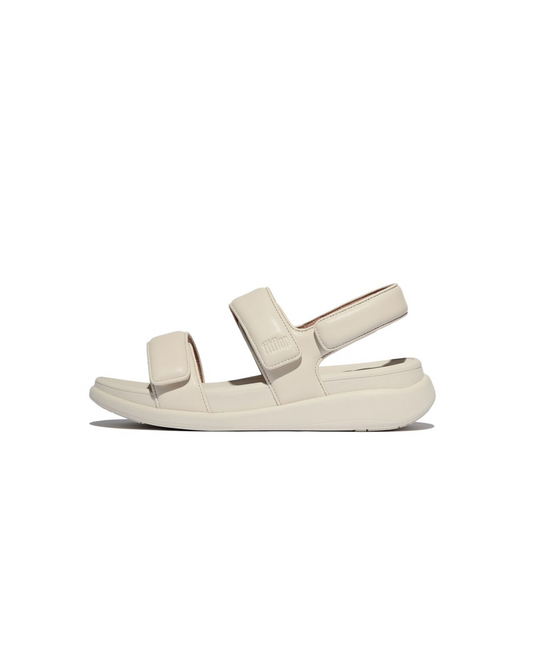 FitFlop F-Mode Go Adjustable Flatform Back Strap Sandal Paris Beige