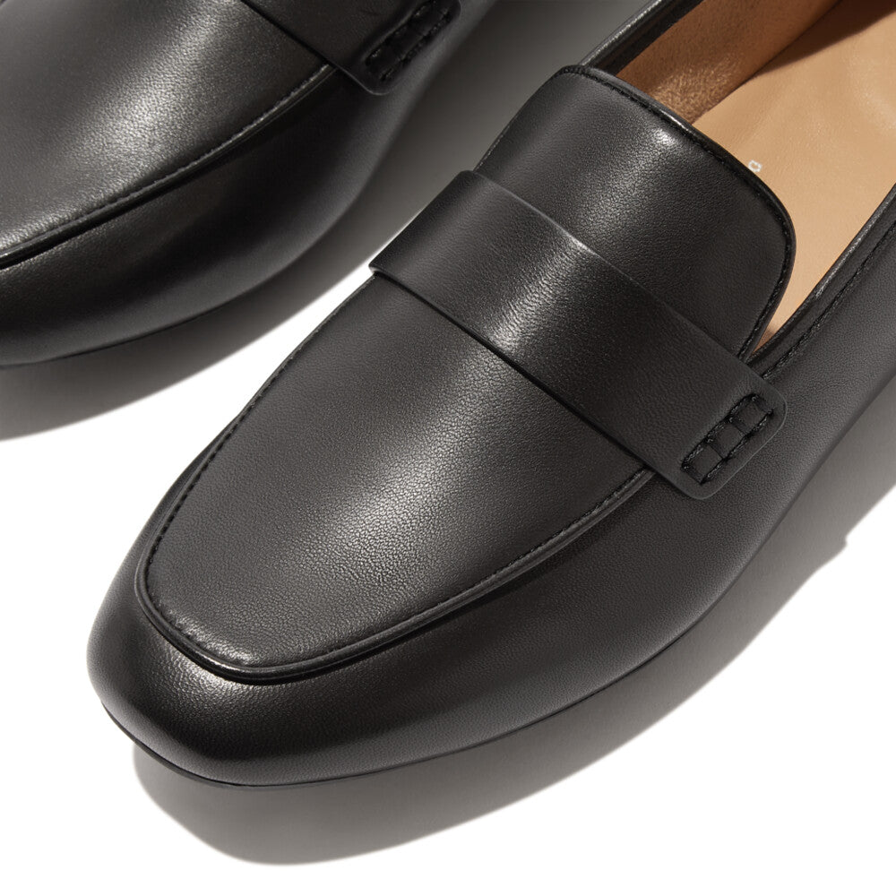 fitflop black loafers