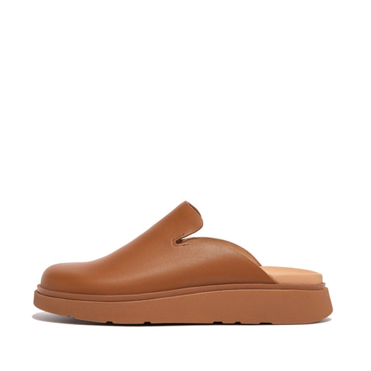 FitFlop Gen-FF Leather Mules Tan