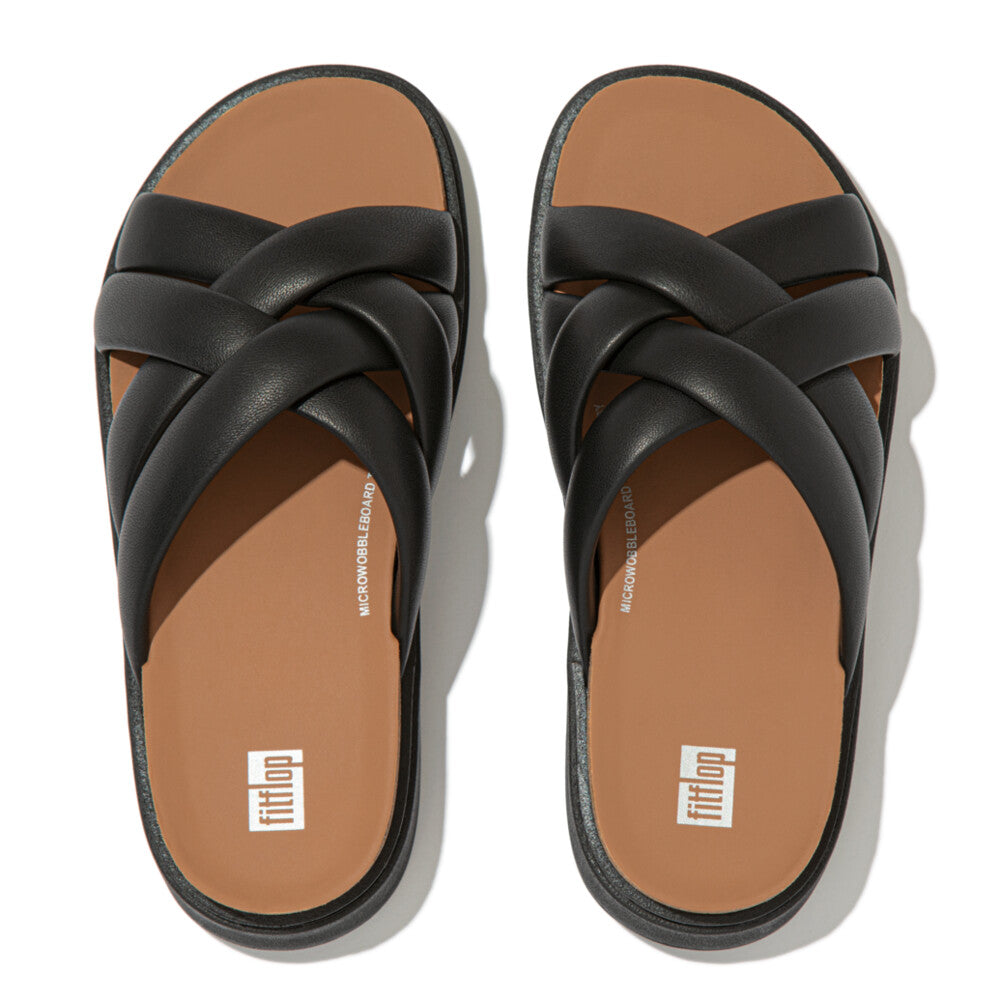 【FITFLOP】GEN-FF PADDED-STRAP LEATHER SLIDES★サンダル Women's Gen-Ff Leather Slides | FitFlop US