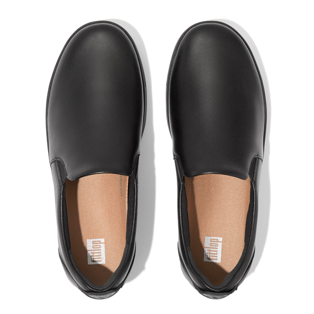 FitFlop Rally Slip On All Black Sneakers – FitFlop Australia