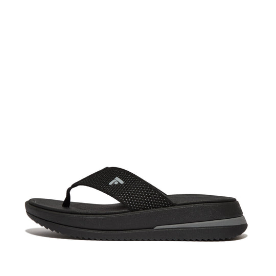 FitFlop Surff Two-Tone Webbing Women Toe-Post Black