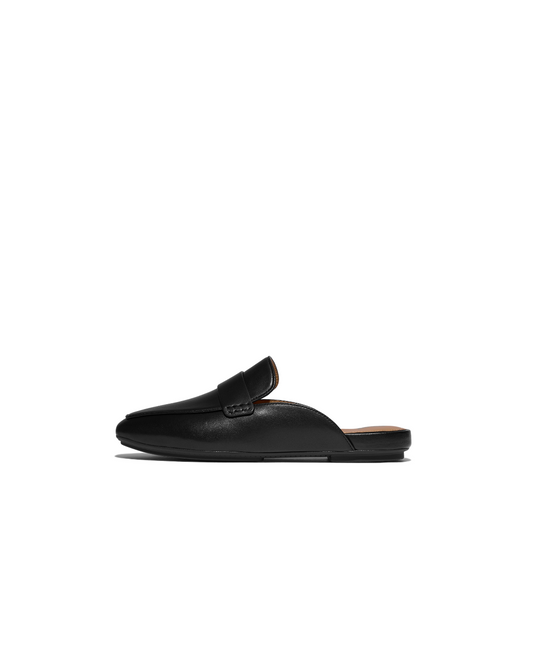Fitflop Delicato Soft Leather Mules Black