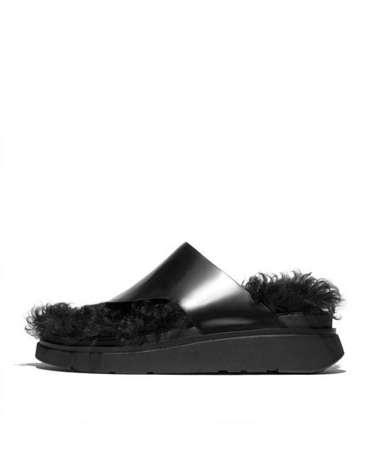 FitFlop Gen FF x Roksanda Cut Out Leather Toe Post Black