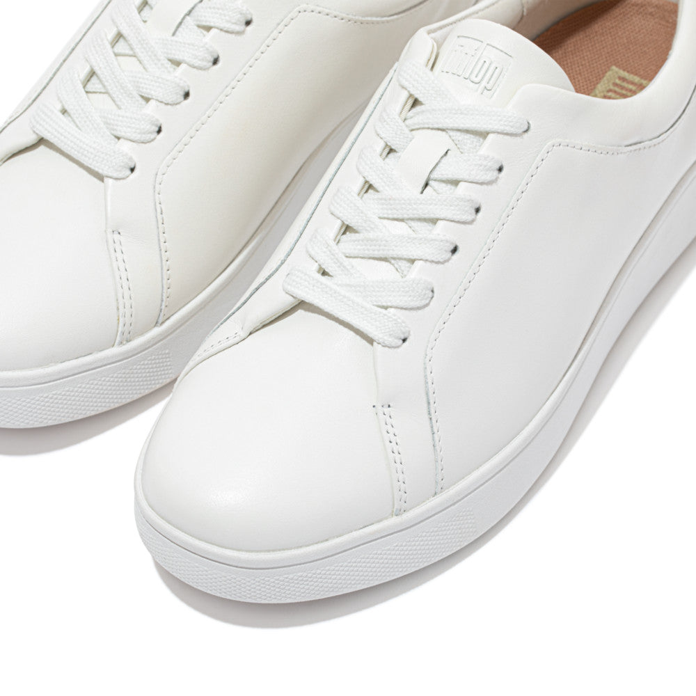 Fitflop F-sporty Scoop Cut Perf Sneakers in White | Lyst