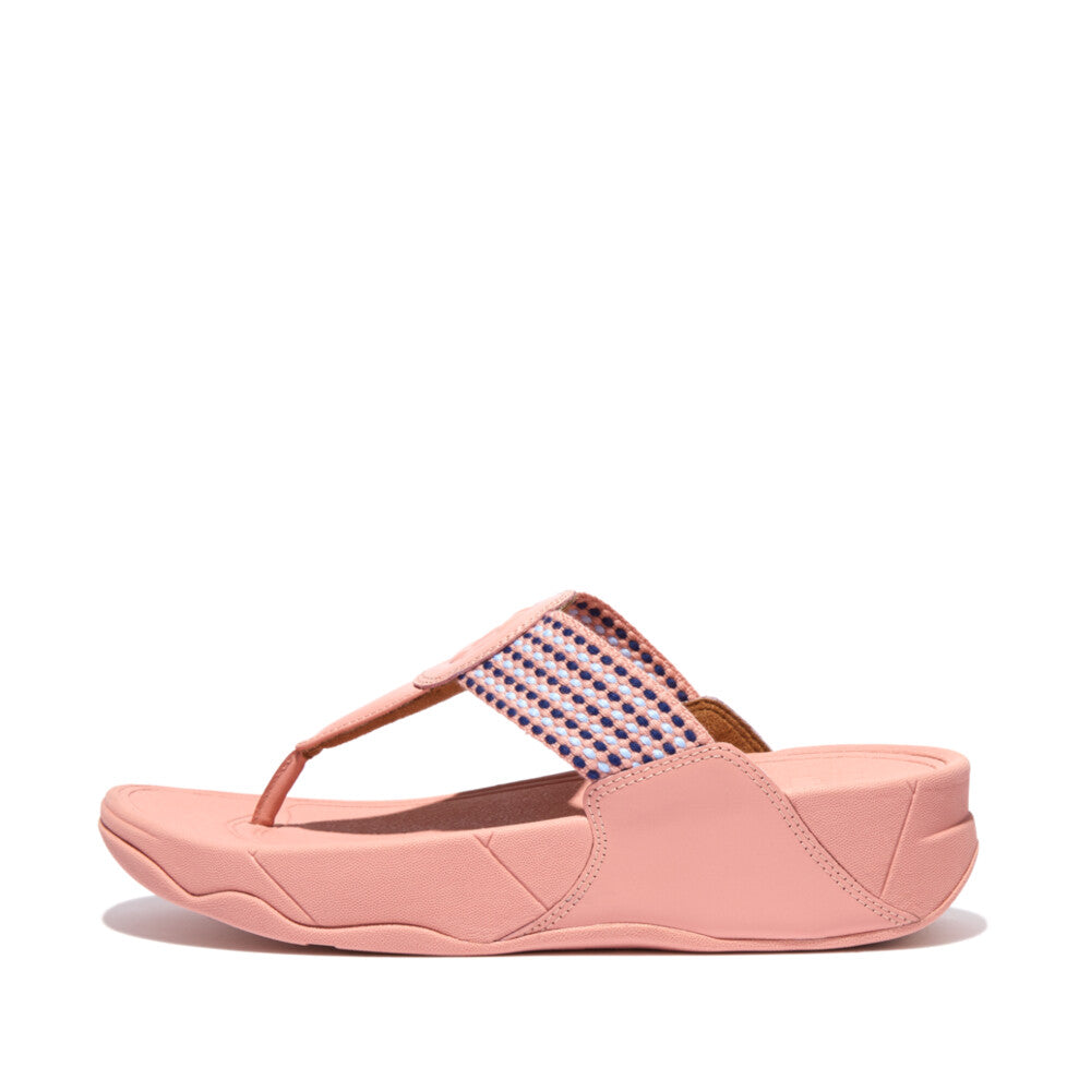 FitFlop Walkstar Finestripe Webbing Toe Post Corralina Mix Sandals FitFlop Australia