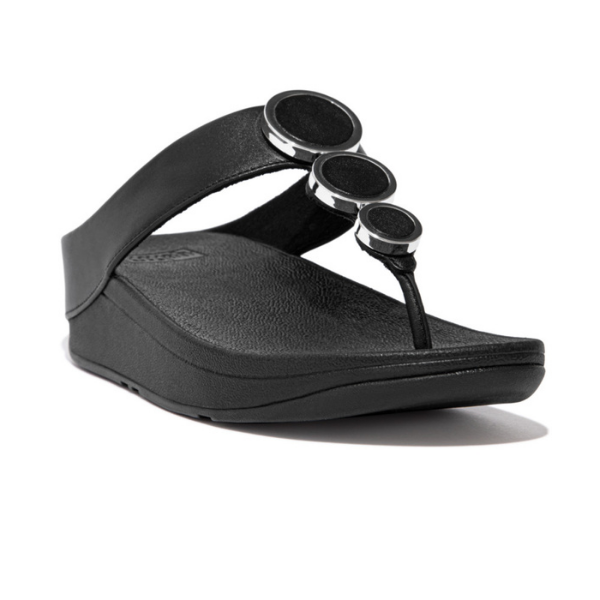 Fitflop halo black discount