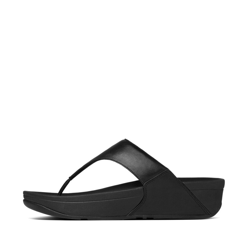 FitFlop Lulu Leather Toe Post Sandals Black – FitFlop Australia